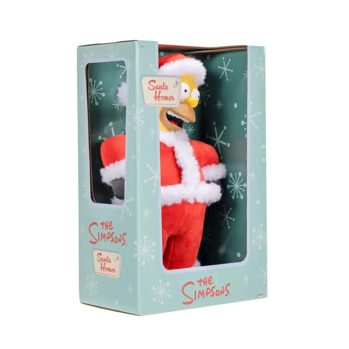 The Simpsons Santa Homer Roto Plush 09