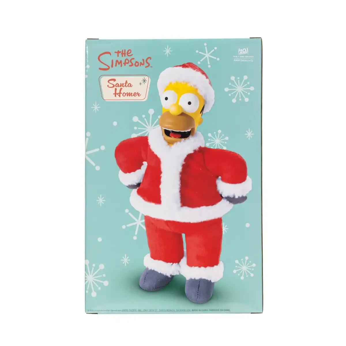 The Simpsons Santa Homer Roto Plush 10
