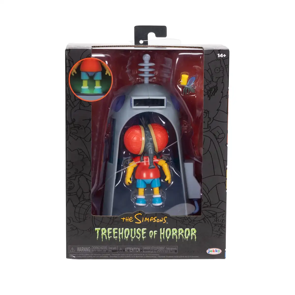 The Simpsons Treehouse of Horror Fly Boy Bart 5 Inch Scale Premium Action Figure 08