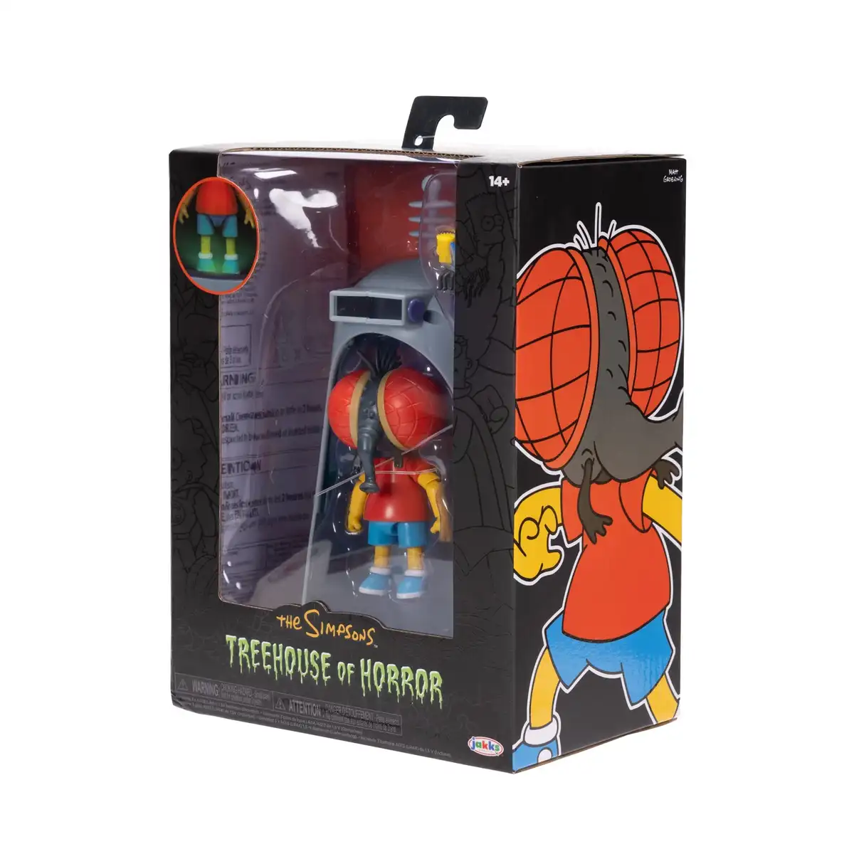 The Simpsons Treehouse of Horror Fly Boy Bart 5 Inch Scale Premium Action Figure 10