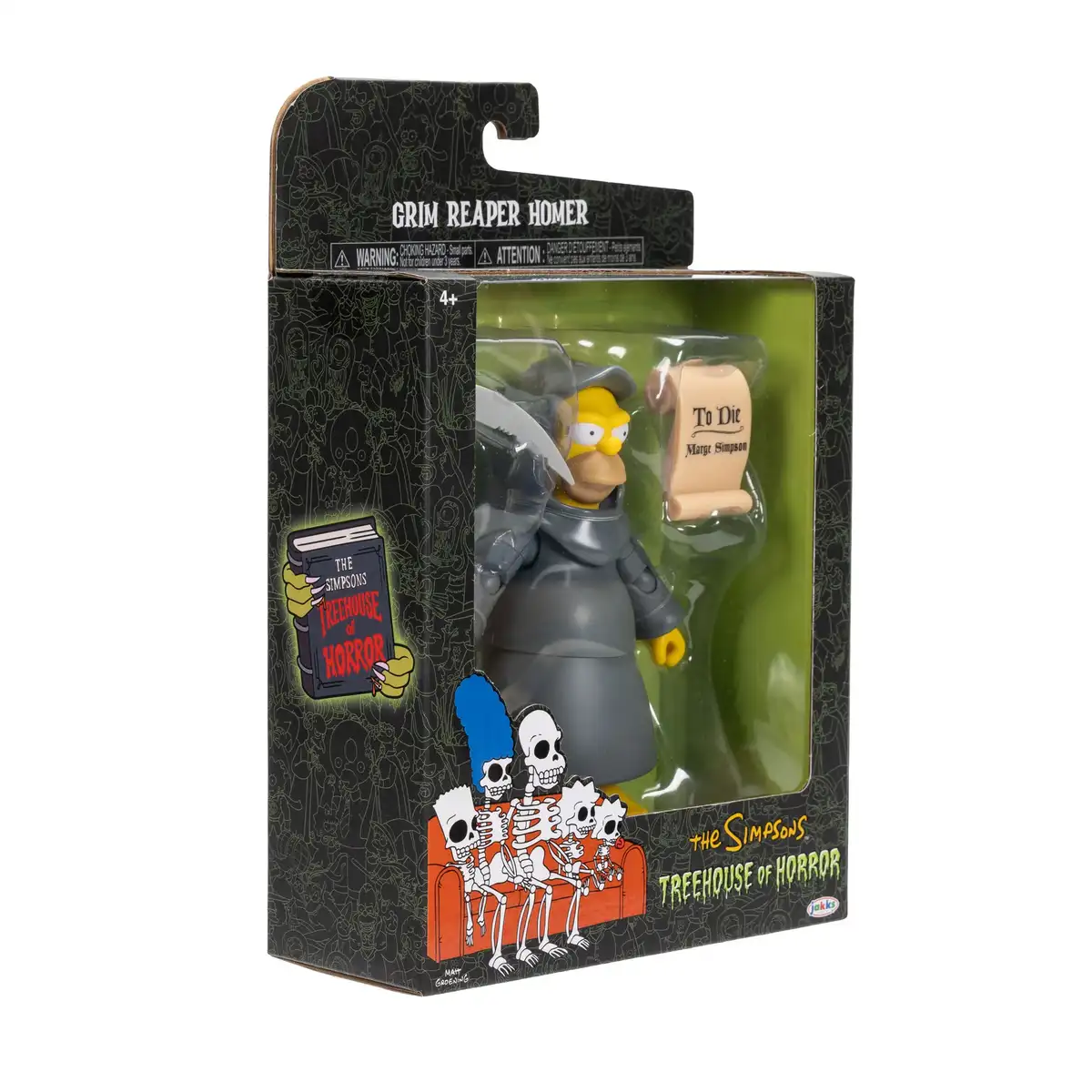 The Simpsons Treehouse of Horror Grim Reaper Homer 5 Inch Scale Deluxe Action Figure 10