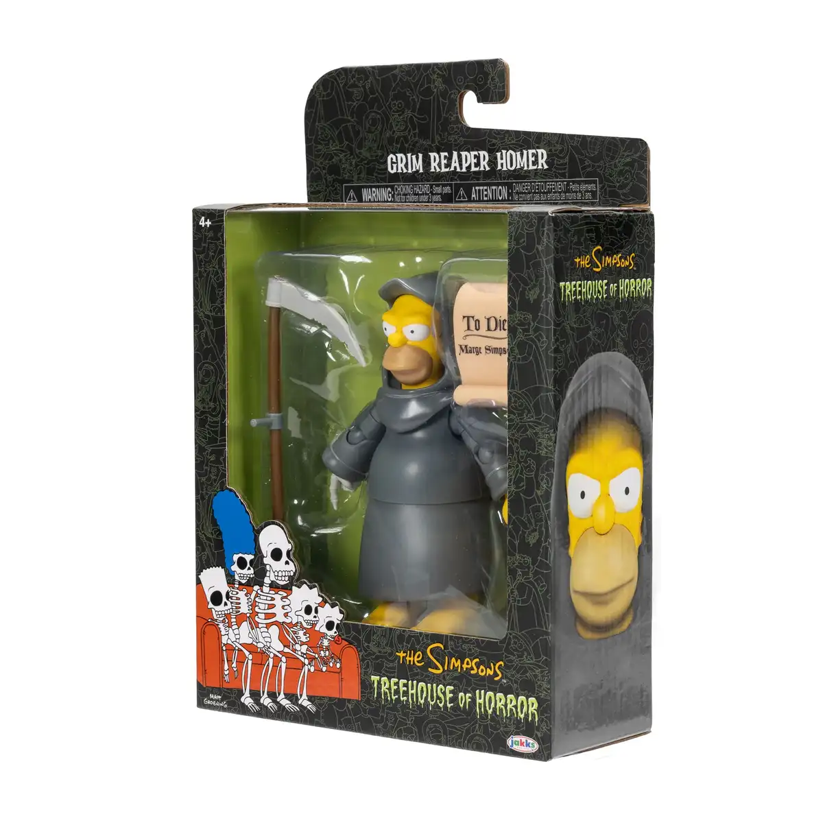 The Simpsons Treehouse of Horror Grim Reaper Homer 5 Inch Scale Deluxe Action Figure 11