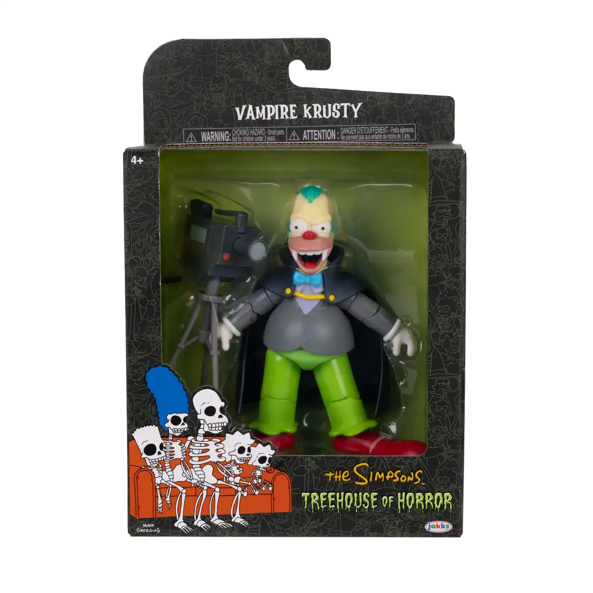 The Simpsons Treehouse of Horror Vampire Krusty 5 Inch Scale Deluxe Action Figure 07