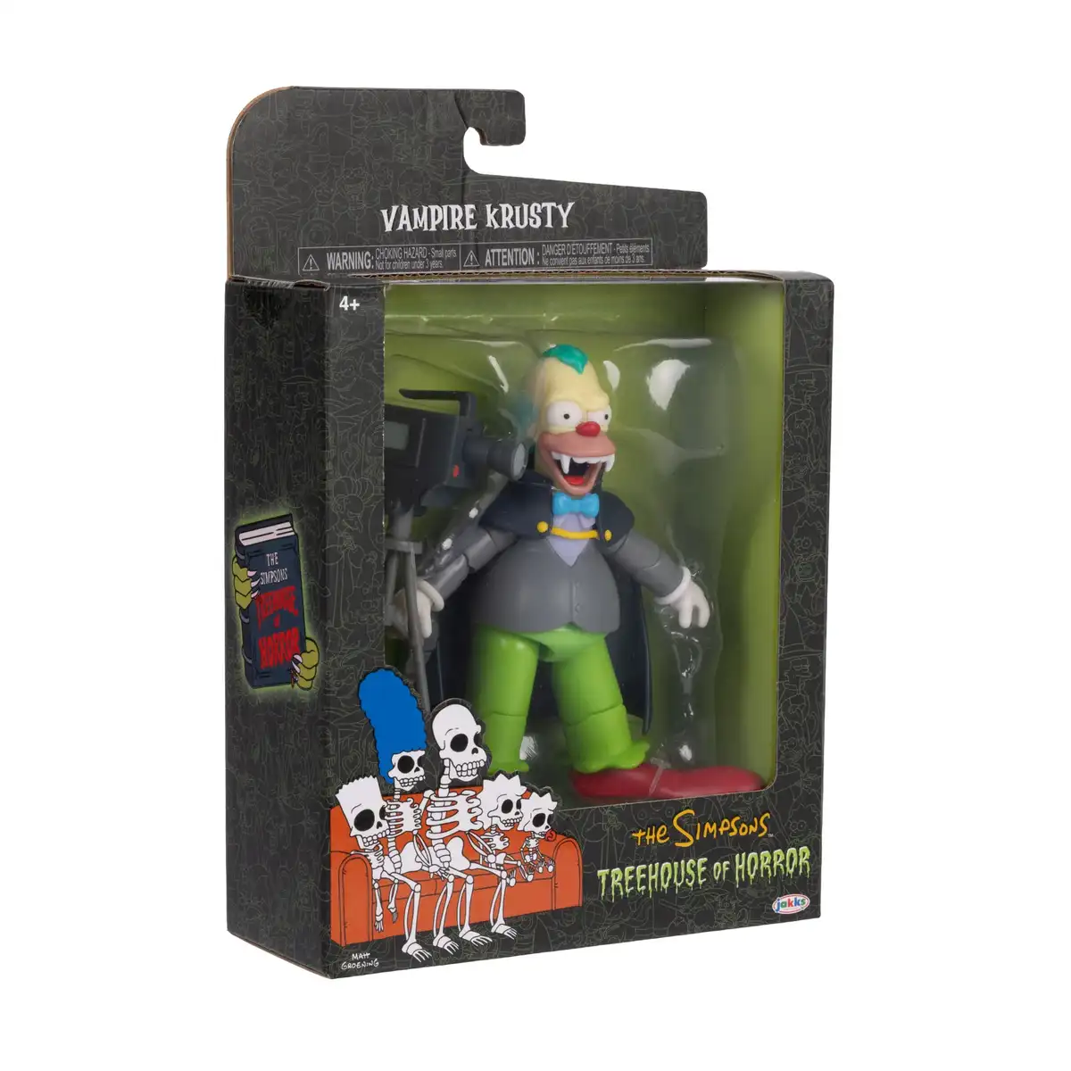 The Simpsons Treehouse of Horror Vampire Krusty 5 Inch Scale Deluxe Action Figure 08