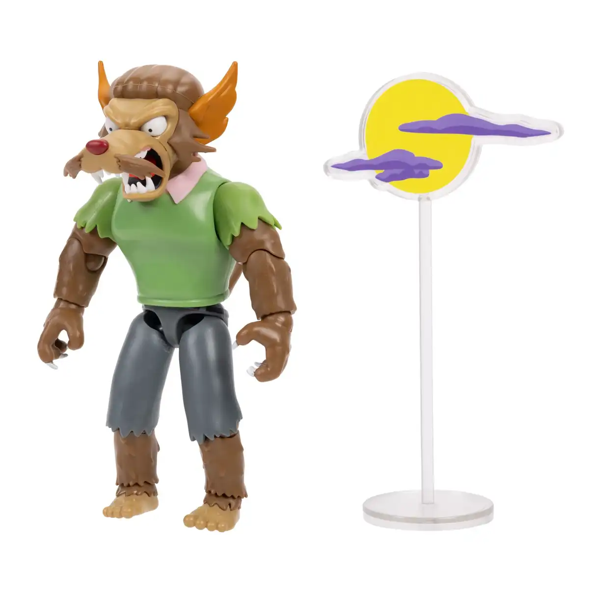 The Simpsons Treehouse of Horror Werewolf Ned Flanders 5 Inch Scale Deluxe Action Figure 04
