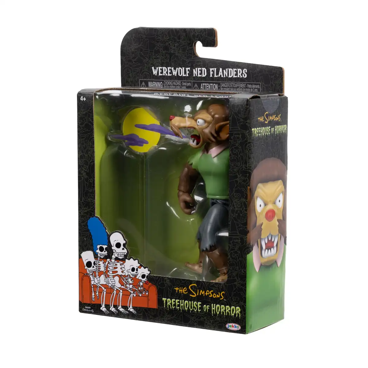 The Simpsons Treehouse of Horror Werewolf Ned Flanders 5 Inch Scale Deluxe Action Figure 10