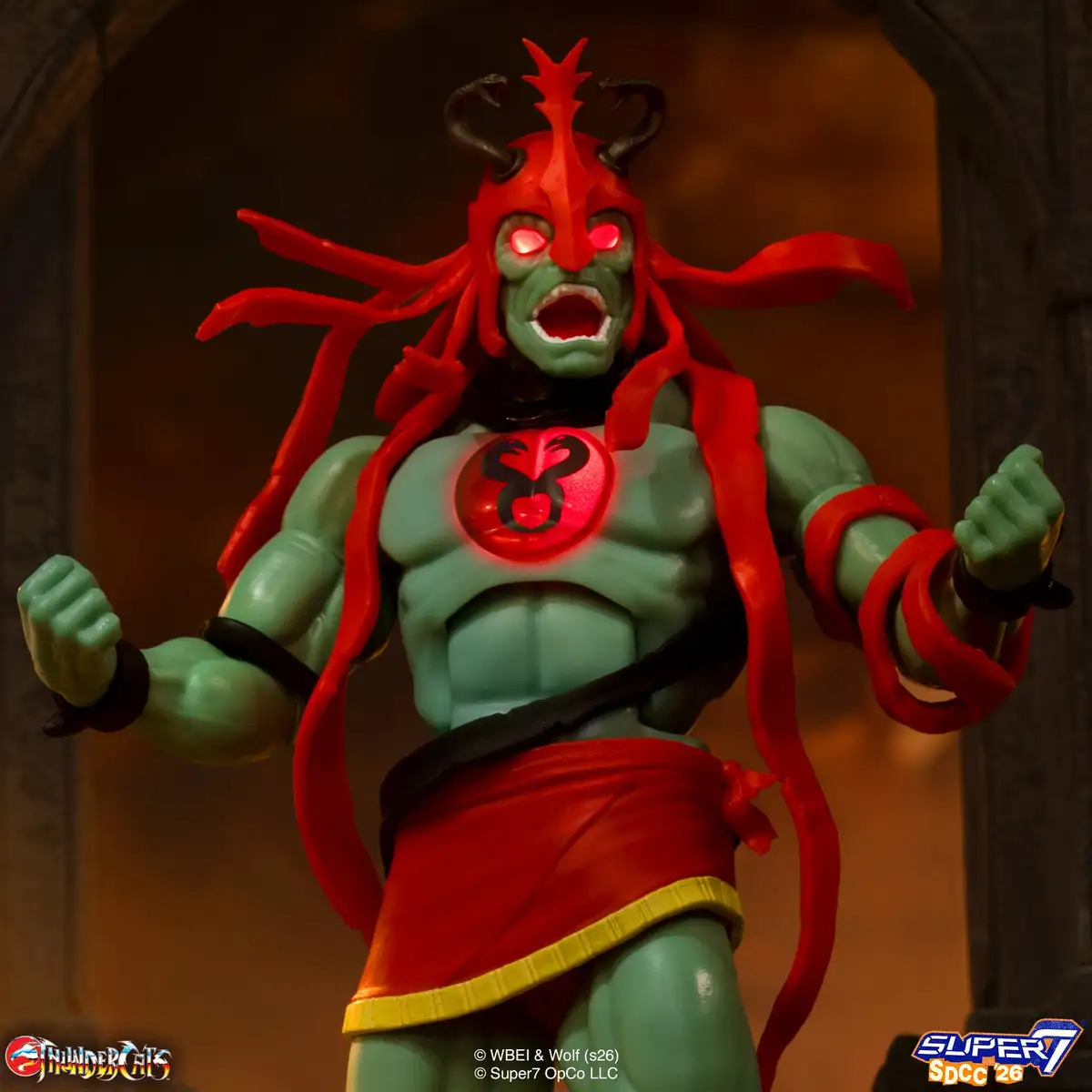 ThunderCats ULTIMATES! Mumm Ra (LED Lightup) SDCC 2026 Exclusive Action Figure 04