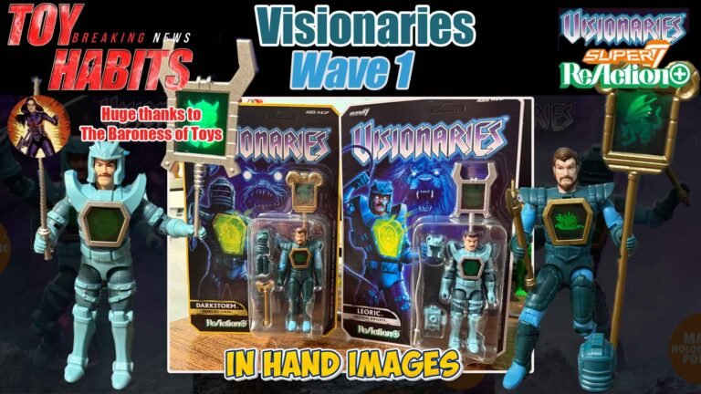 Visionaries ReAction+ Super7 Leoric and Darkstorm In Hand Images