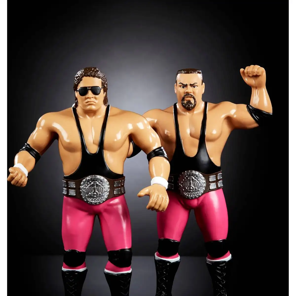 WWE LJN Superstars Hart Foundation Tag Team 2 Pack, 1980s Retro 8 Collectible Toy 03