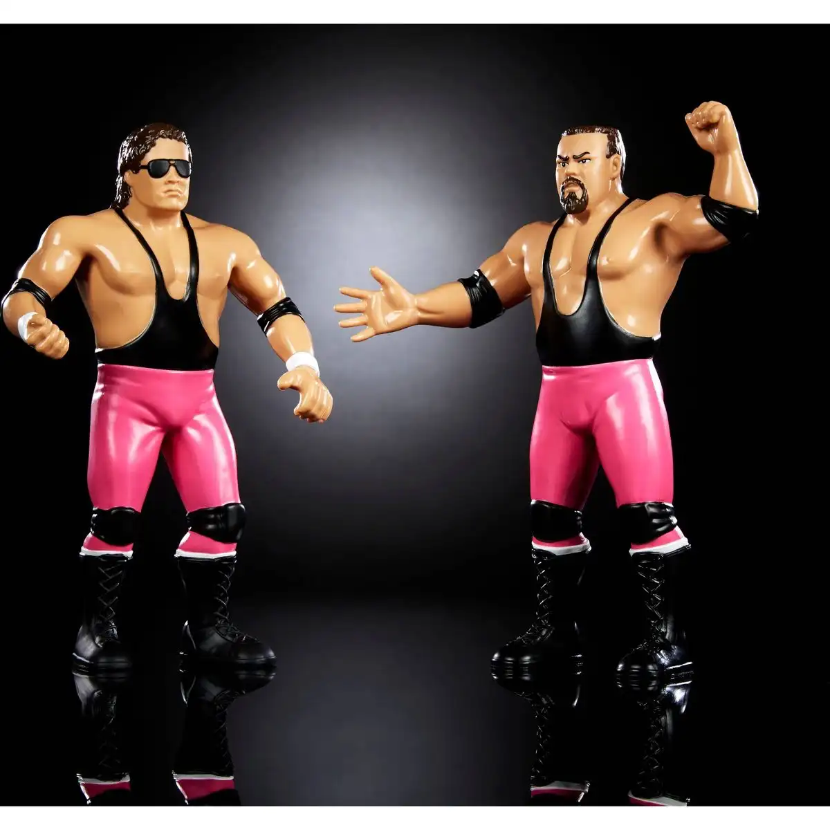 WWE LJN Superstars Hart Foundation Tag Team 2 Pack, 1980s Retro 8 Collectible Toy 04