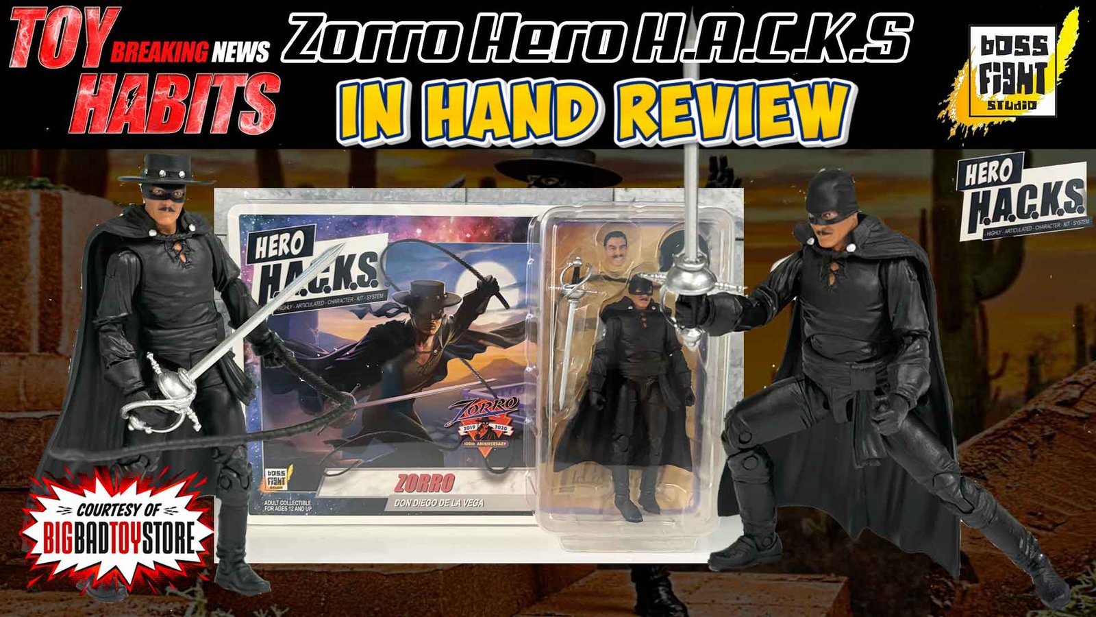 Zorro Hero H.A.C.K.S By Boss Fight Studios In Hand Review