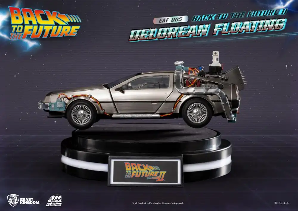 Back to the Future Part II Egg Attack Floating EAF 005 Floating DeLorean 03