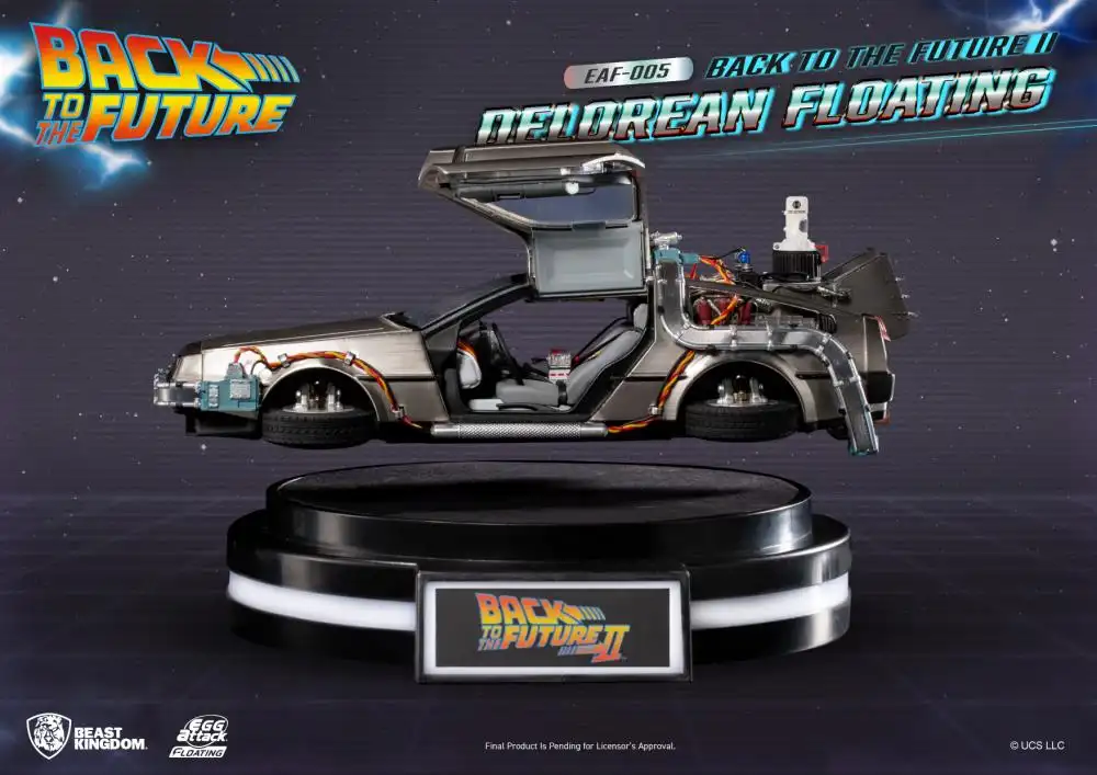 Back to the Future Part II Egg Attack Floating EAF 005 Floating DeLorean 04