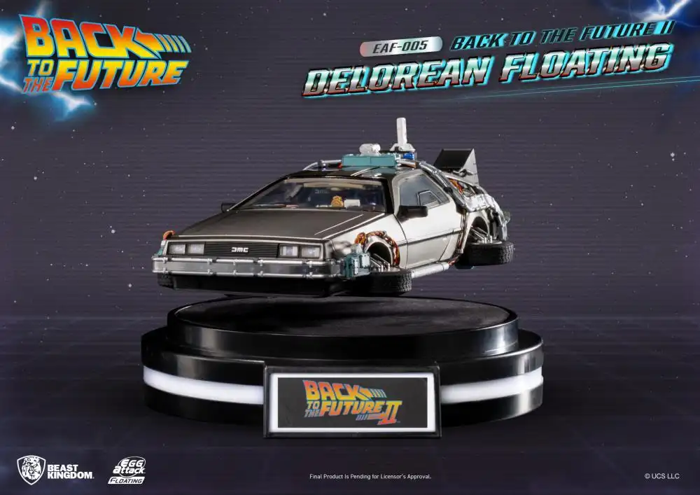 Back to the Future Part II Egg Attack Floating EAF 005 Floating DeLorean 05