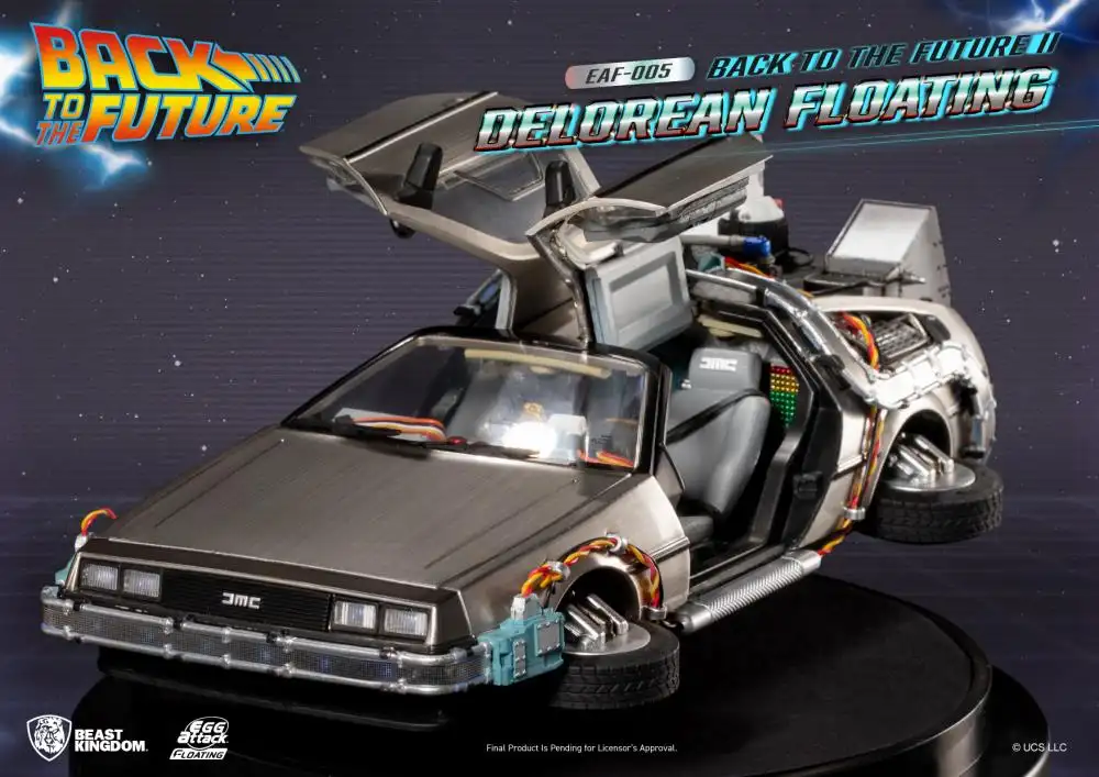 Back to the Future Part II Egg Attack Floating EAF 005 Floating DeLorean 06