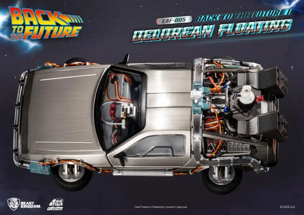 Back to the Future Part II Egg Attack Floating EAF 005 Floating DeLorean 07