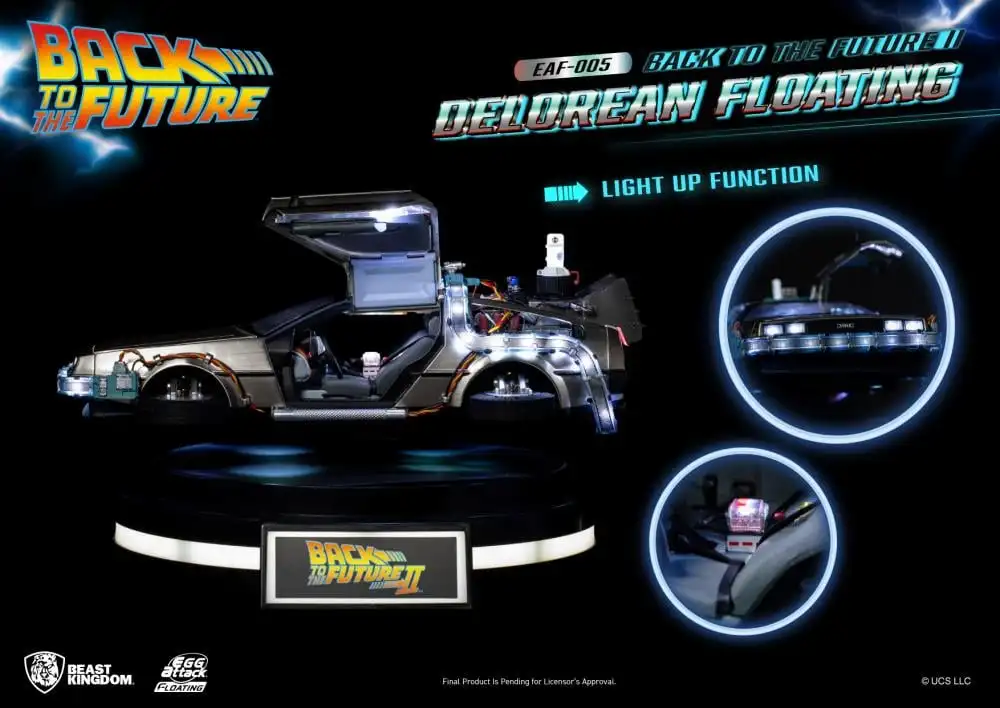 Back to the Future Part II Egg Attack Floating EAF 005 Floating DeLorean 08