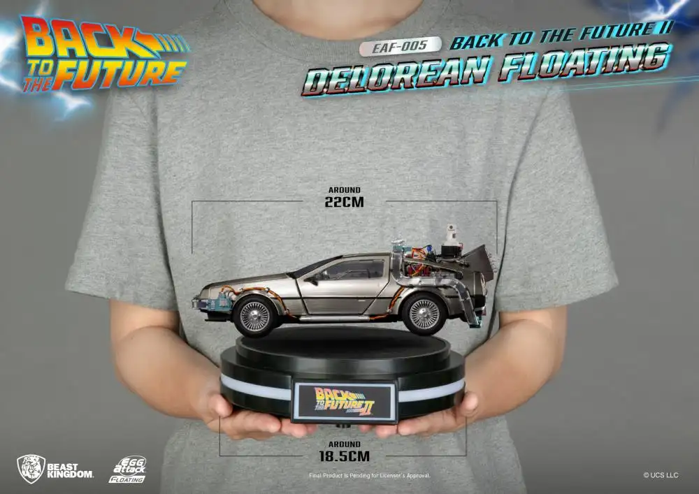 Back to the Future Part II Egg Attack Floating EAF 005 Floating DeLorean 09