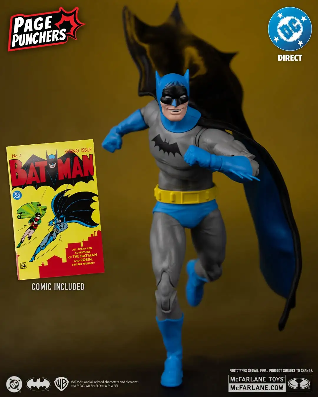 Batman #1 Page Punchers Batman 7 Action Figure with Comic 03