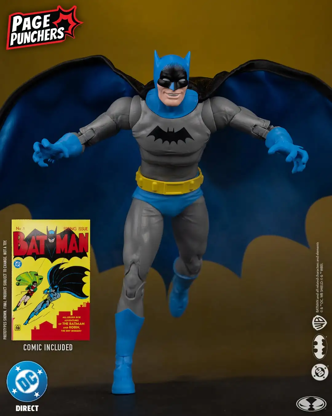 Batman #1 Page Punchers Batman 7 Action Figure with Comic 04
