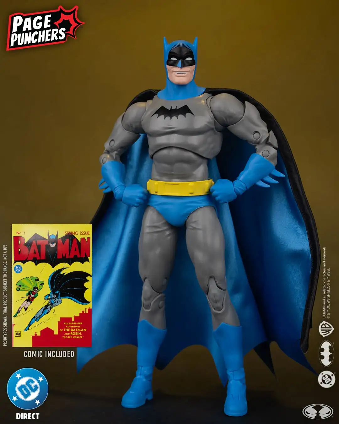 Batman #1 Page Punchers Batman 7 Action Figure with Comic 05