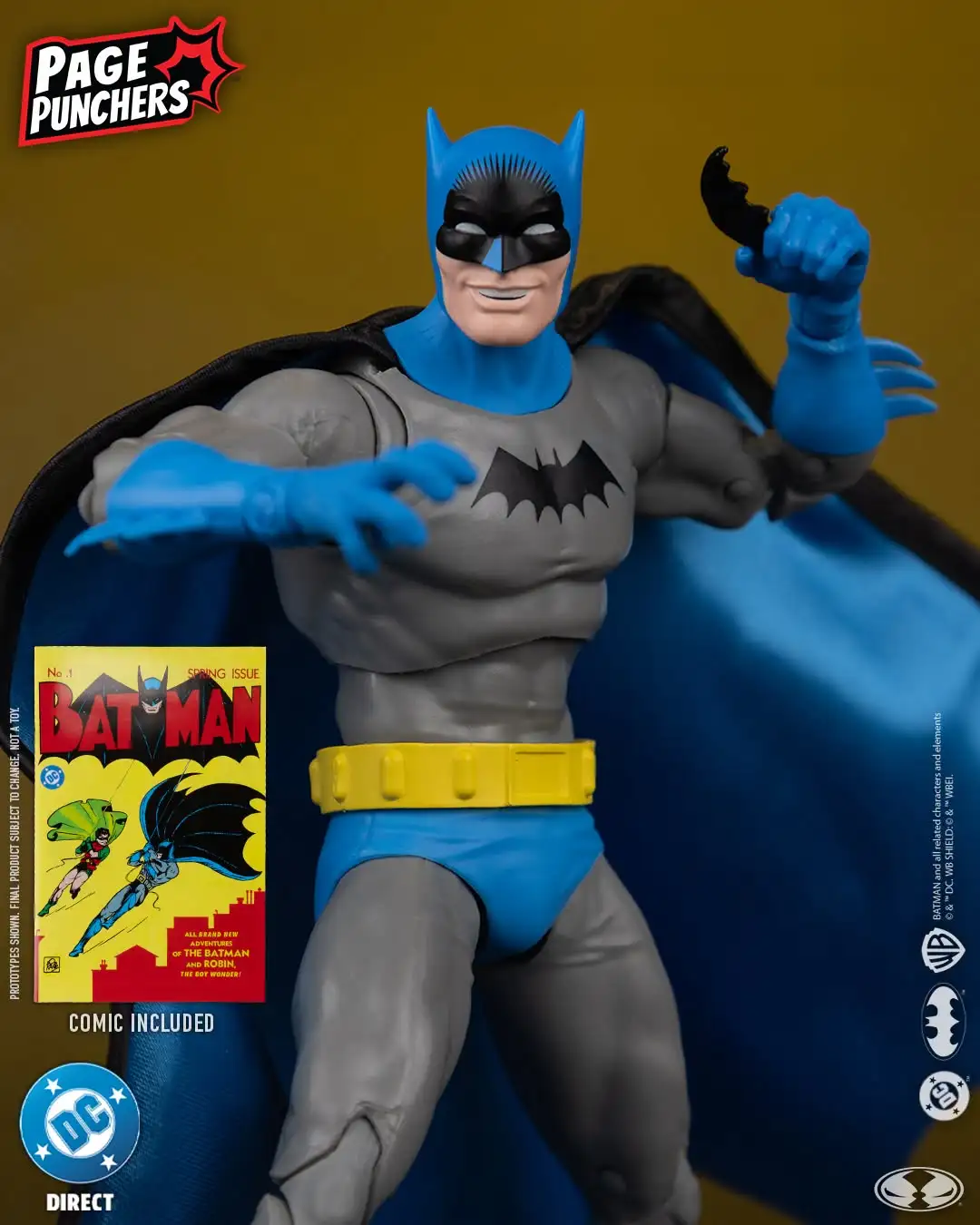 Batman #1 Page Punchers Batman 7 Action Figure with Comic 06
