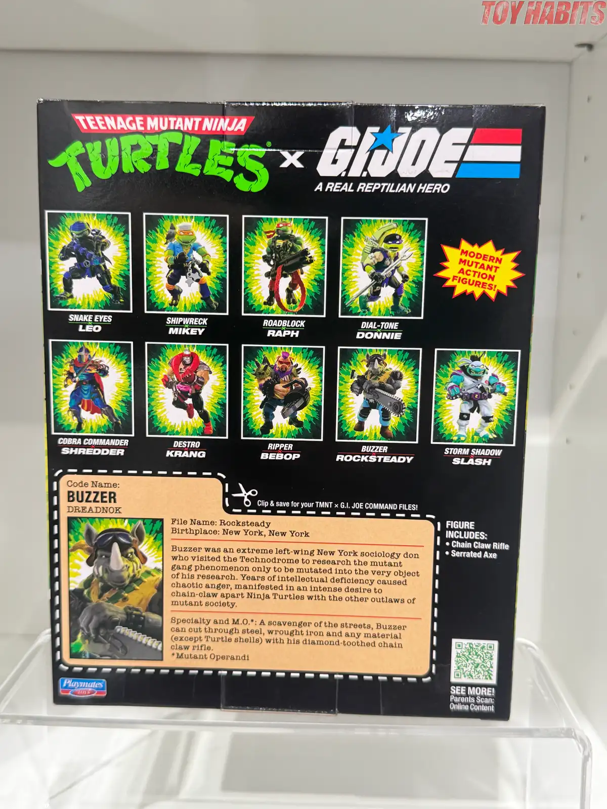 Buzzer x Rocksteady TMNT GI Joe Crossover Review 4