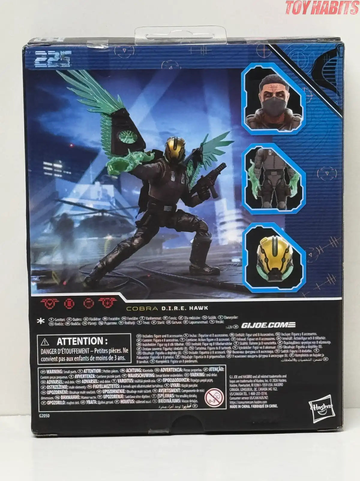 DIRE HAWK GI Joe Classified Series In Hand Review 4