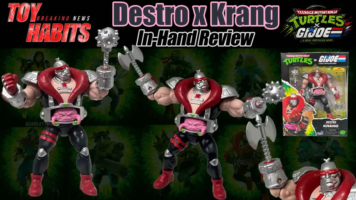 Destro Krang TMNT x GI Joe Crossover Review