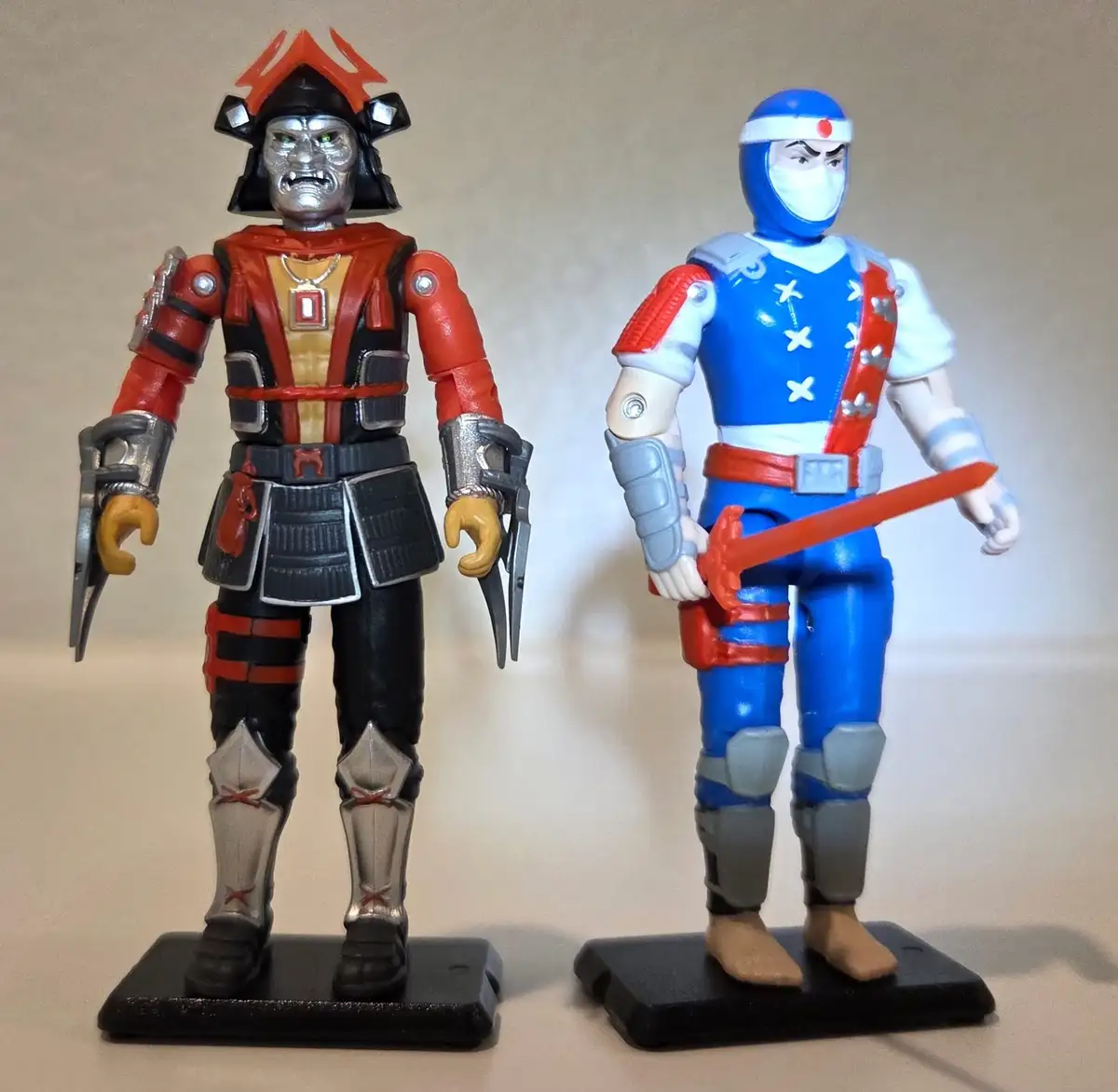Destro and Quick Kick Ninja Force GI Joe ReAction+ Figures IH 1