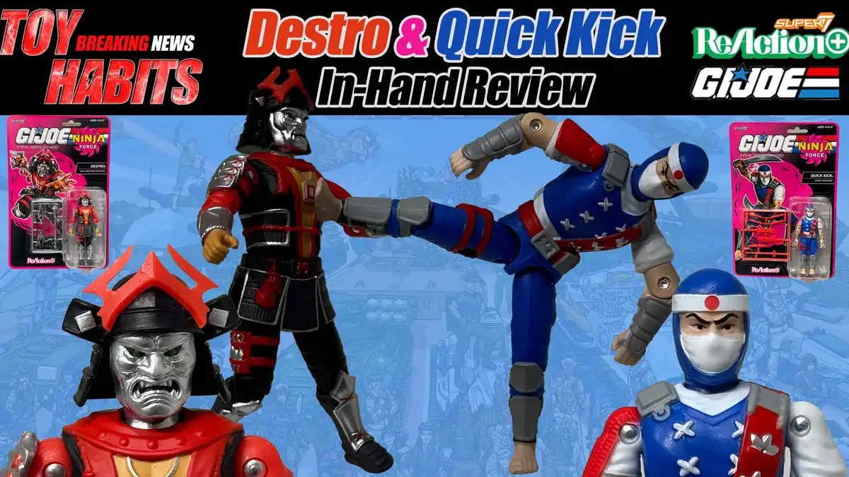 Ninja Force Destro and Quick Kick GI Joe ReAction+ Review