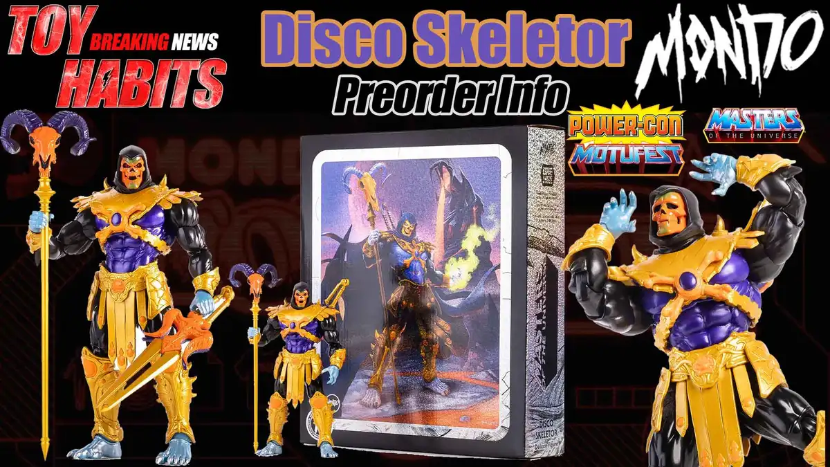 Disco Skeletor Mondo MOTU 200X Official Images and Preoreder