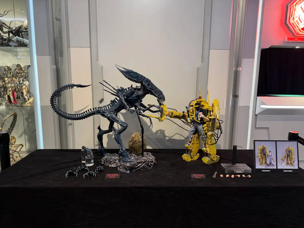 Ellen Ripley and Power Loader Aliens Hot Toys Prototype Images 13