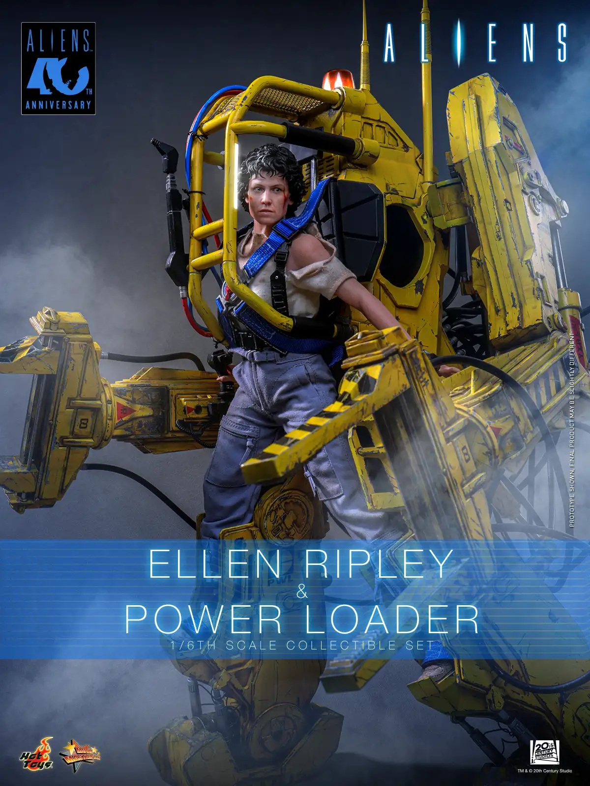 Ellen Ripley and Power Loader Collectible Set Hot Toys 1