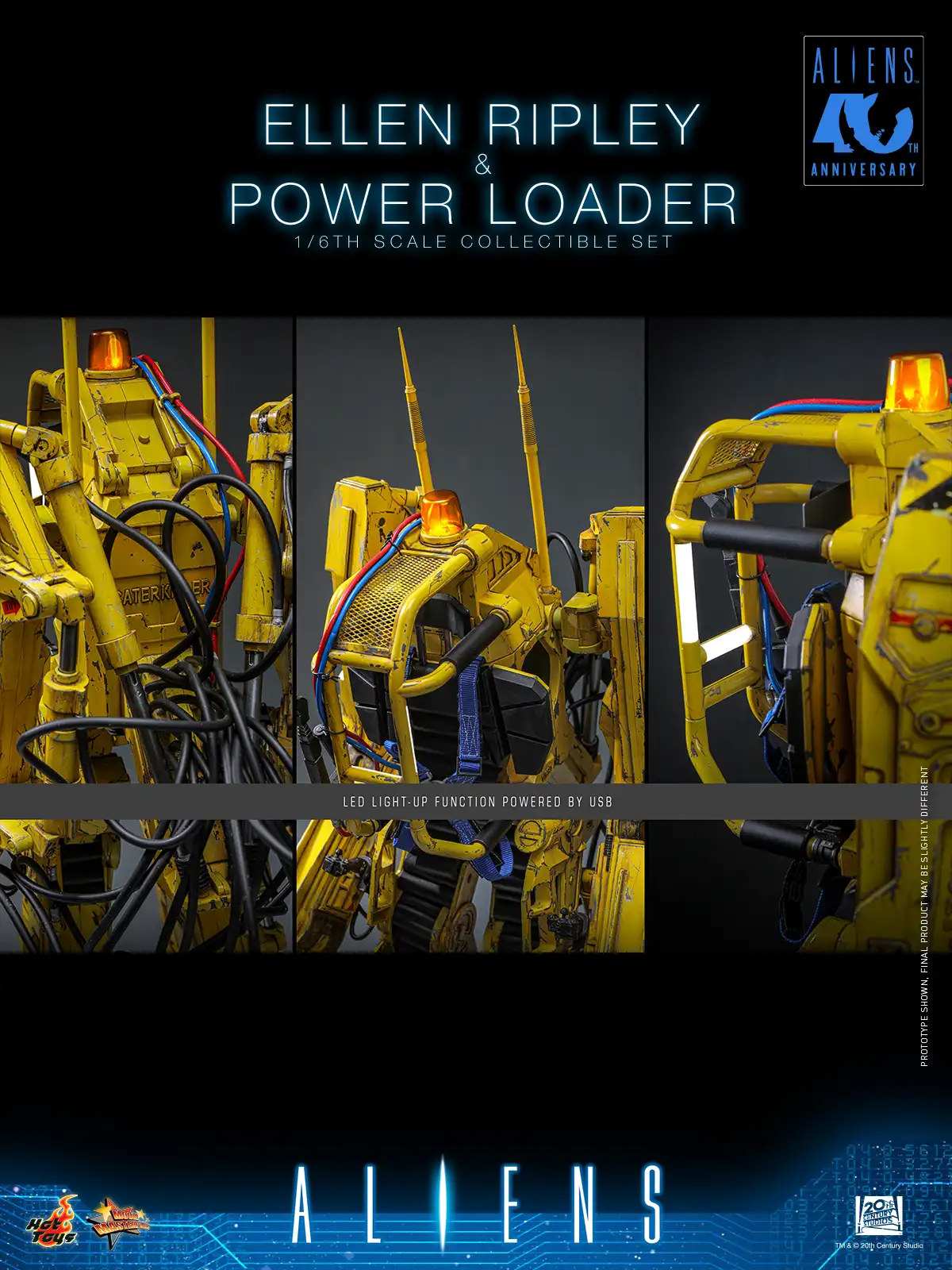 Ellen Ripley and Power Loader Collectible Set Hot Toys 10