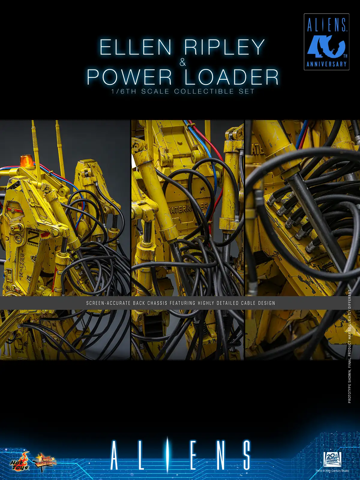 Ellen Ripley and Power Loader Collectible Set Hot Toys 13