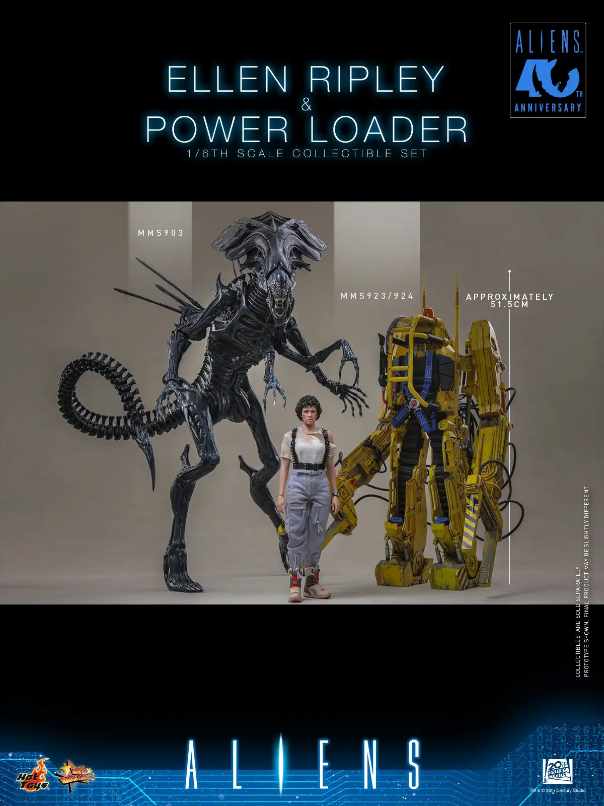 Ellen Ripley and Power Loader Collectible Set Hot Toys 14