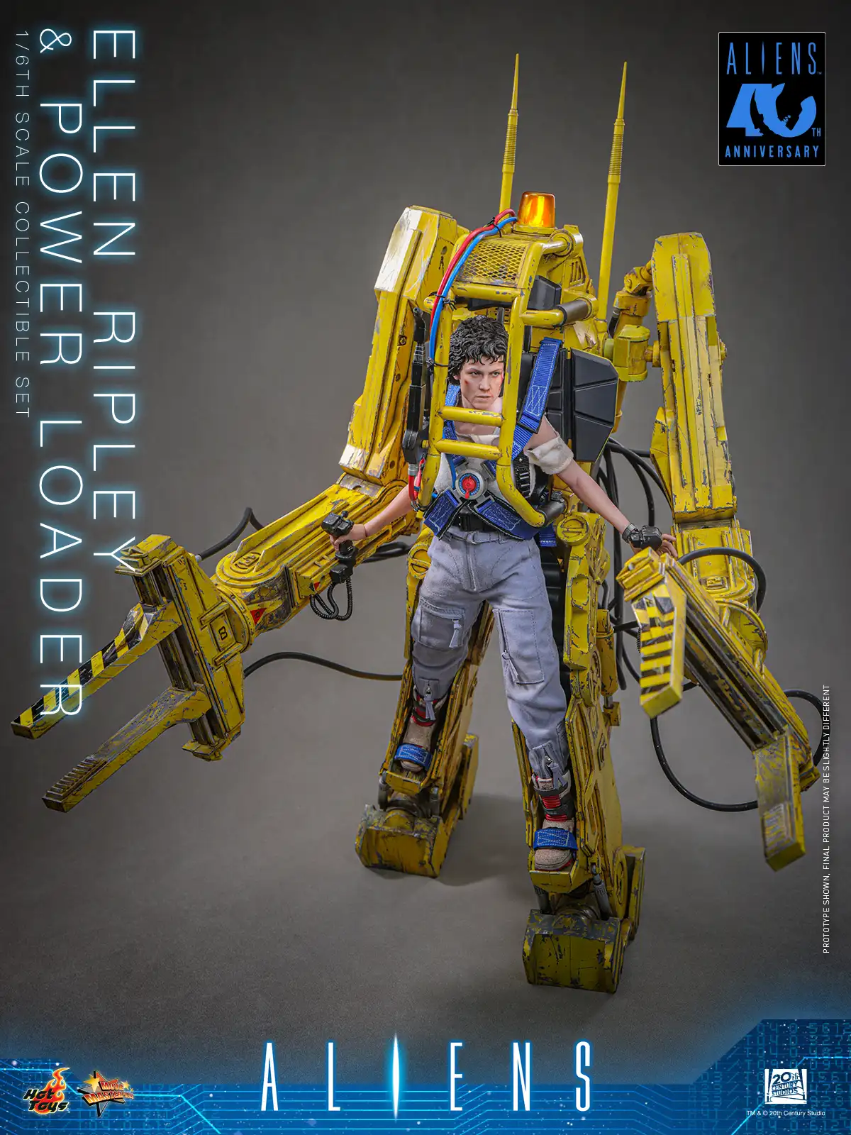Ellen Ripley and Power Loader Collectible Set Hot Toys 3