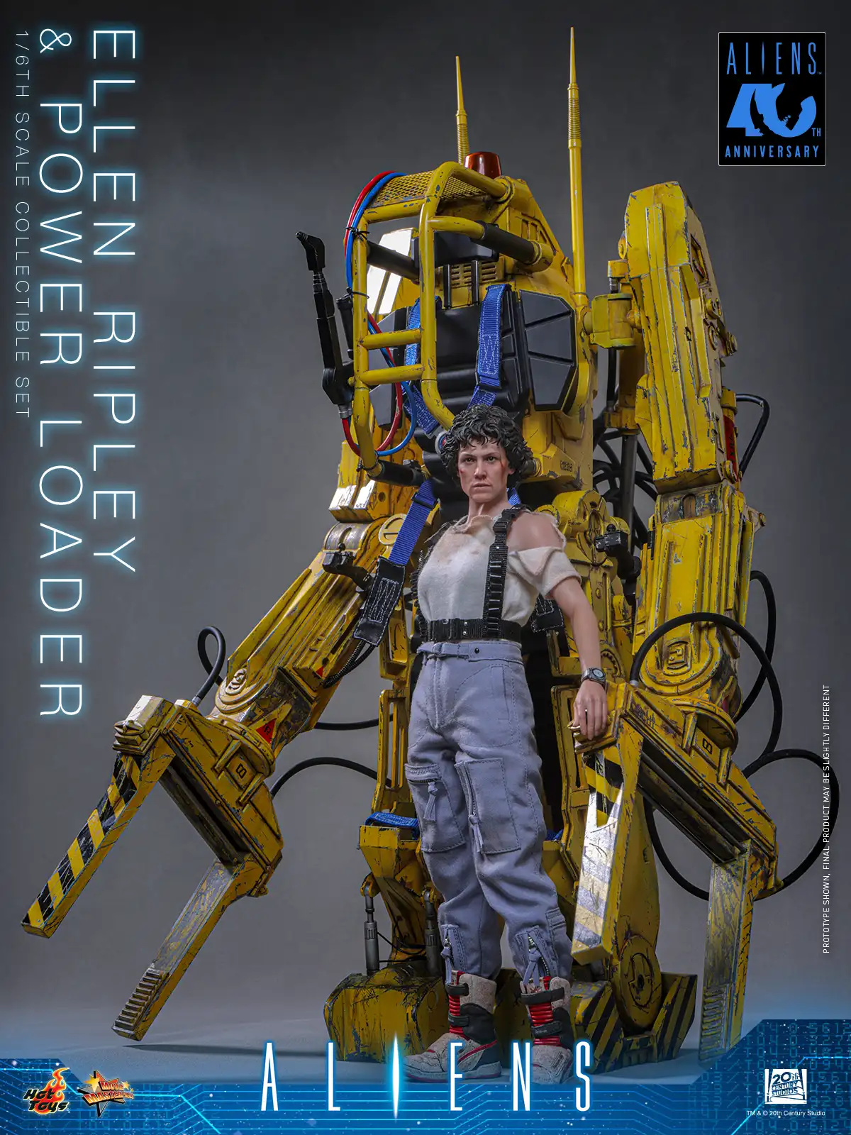 Ellen Ripley and Power Loader Collectible Set Hot Toys 5