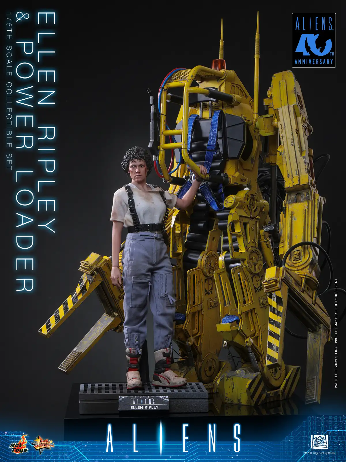 Ellen Ripley and Power Loader Collectible Set Hot Toys 7