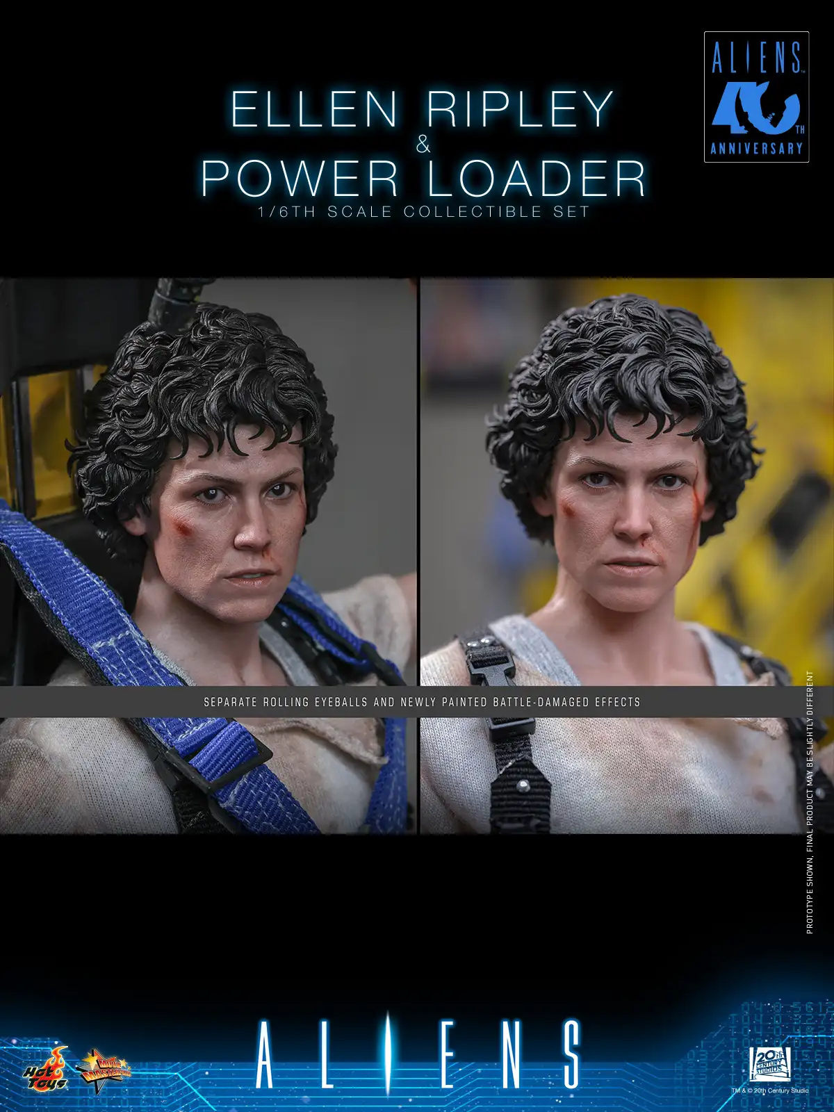 Ellen Ripley and Power Loader Collectible Set Hot Toys 8