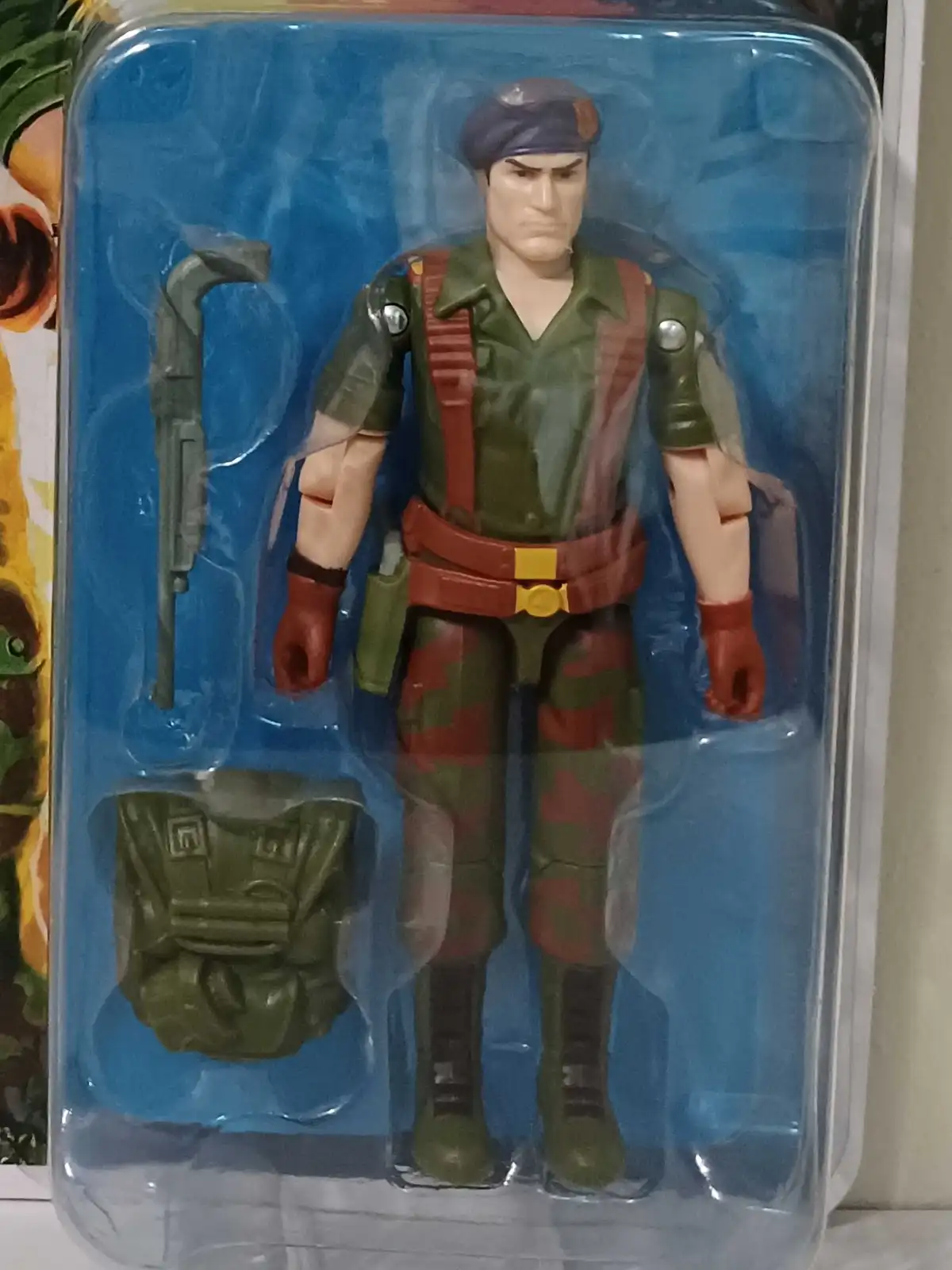 Flint GI Joe ReAction+ Wave 10 Super7 Card Front HR 2