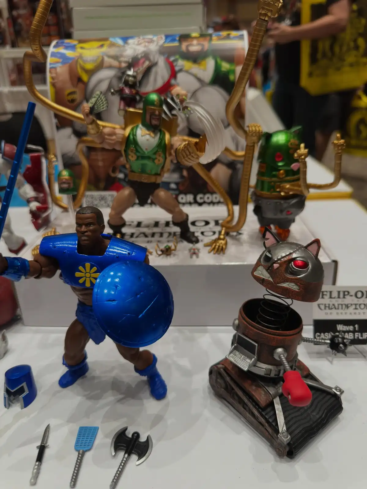 Flip Or and the Champions of Nefarity Wave 2 MOTUFest 2026 Booth Images 2