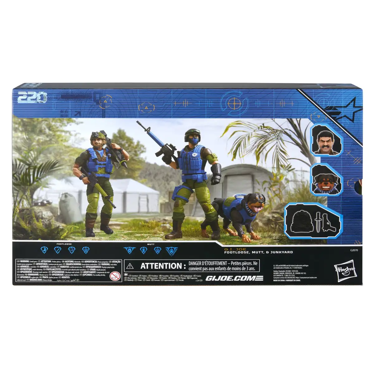 GI Joe Classified Series Mad Marauders Footloose, Mutt & Junkyard 2