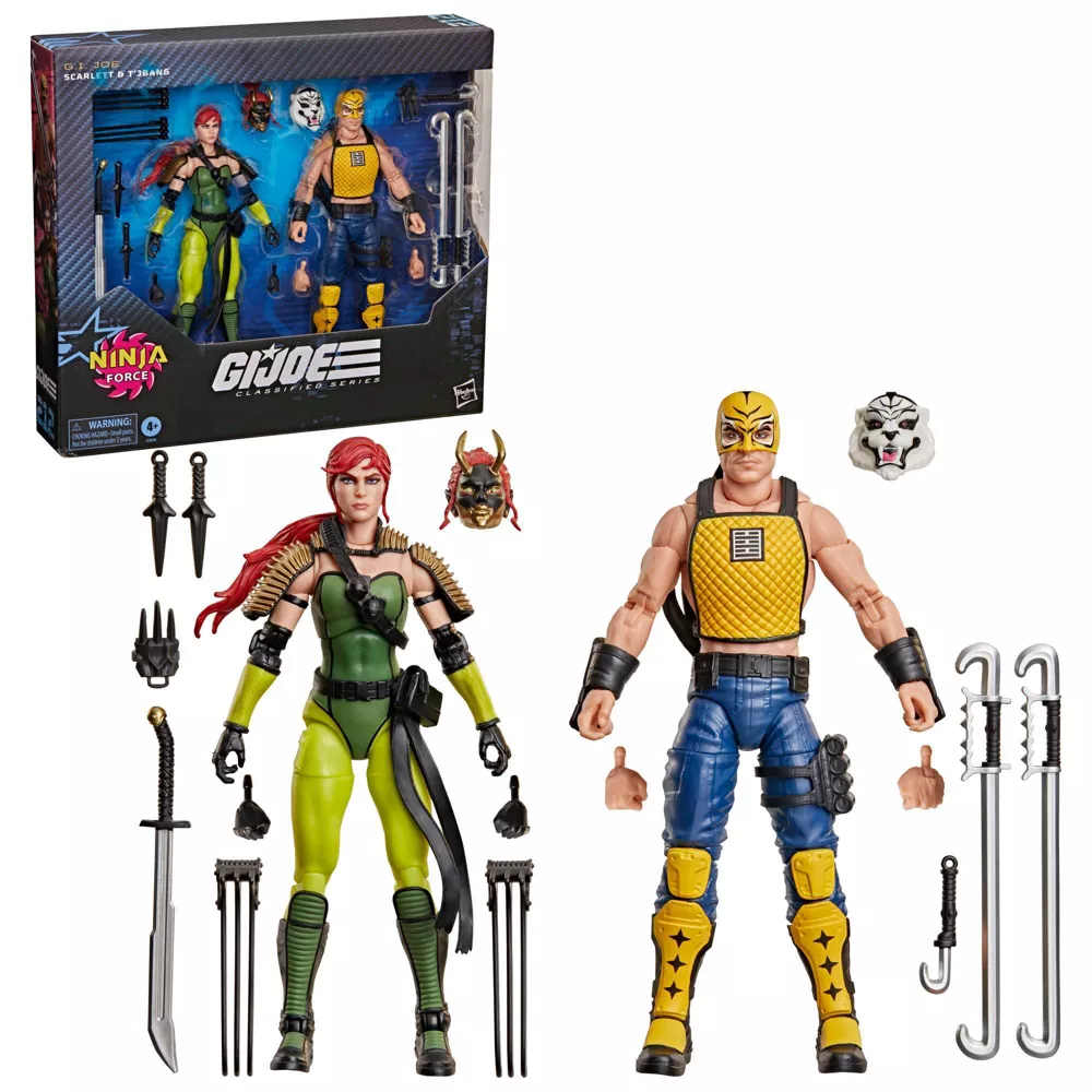 GI Joe Classified Series Ninja Force Scarlett and TJbang 1