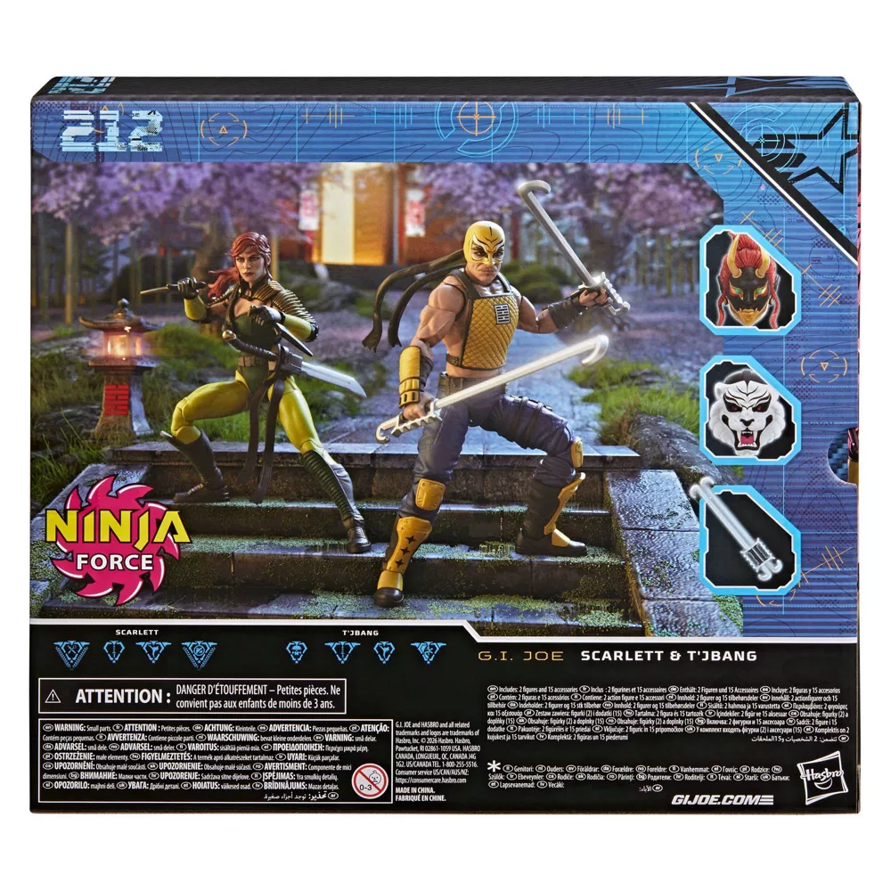 GI Joe Classified Series Ninja Force Scarlett and TJbang 5