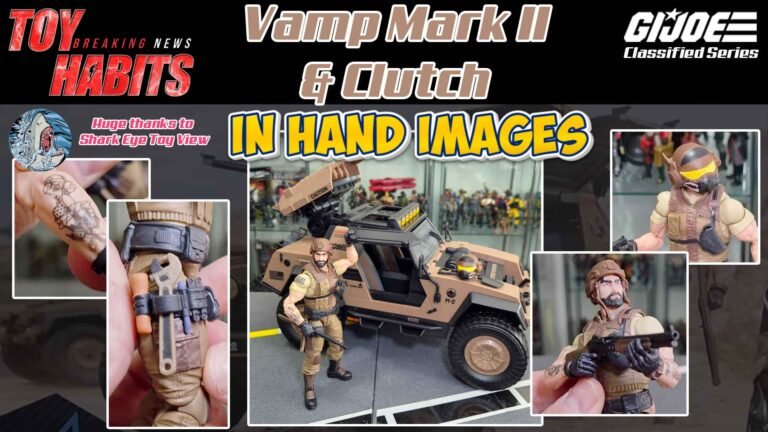 GI Joe Classified Series Vamp Mark II & Clutch In Hand Images