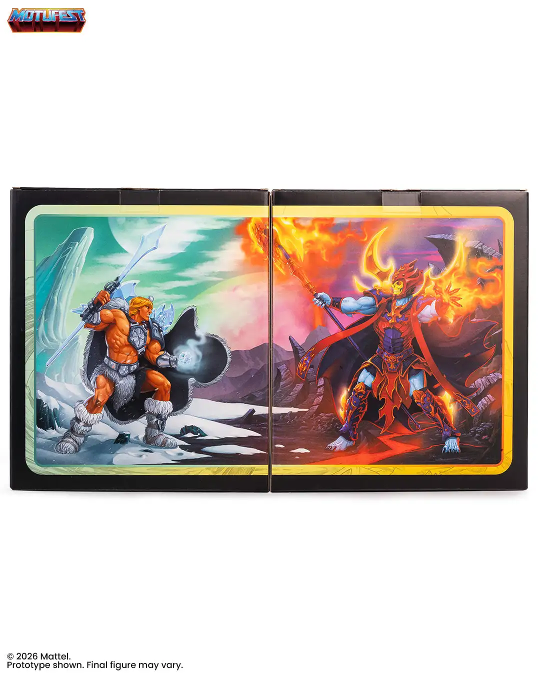 Ice Armor He Man and Fire Armor Skeletor MOTU 200X Figure Set 3