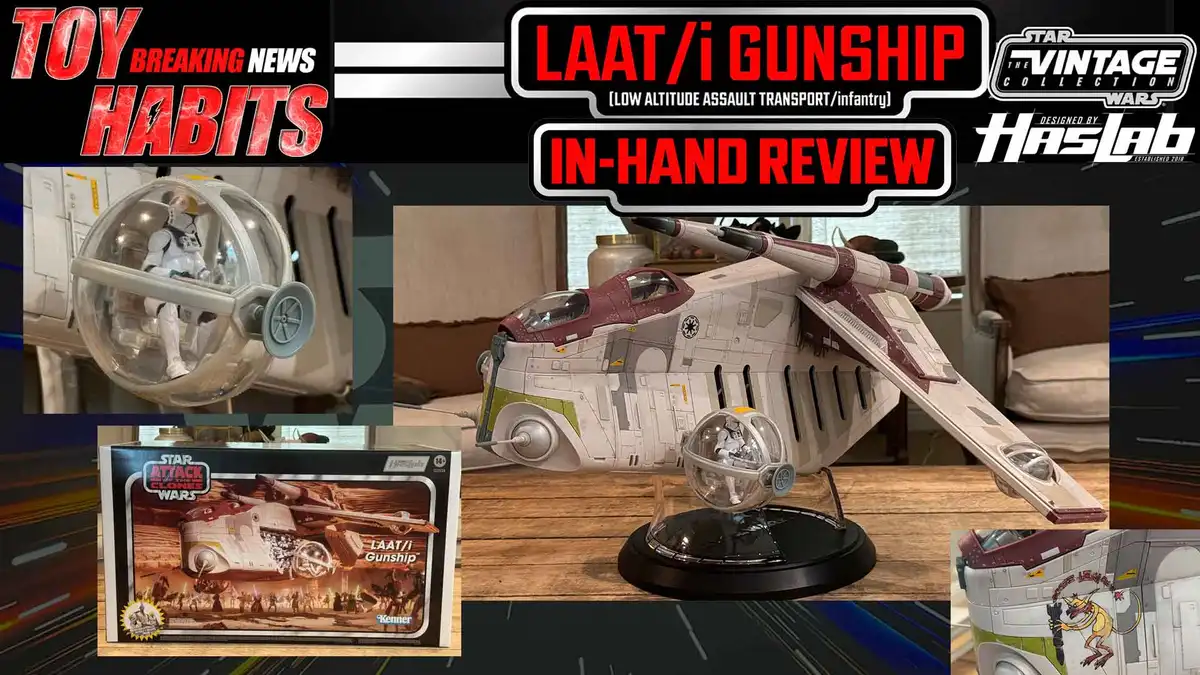 LAAT/i Republic Gunship Star Wars HasLab In-Hand Review