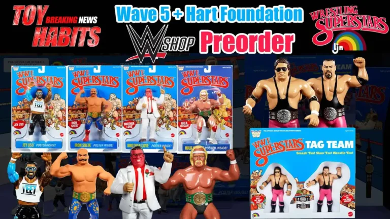 WWE LJN Superstars Wave 5 WWE Shop Preorder